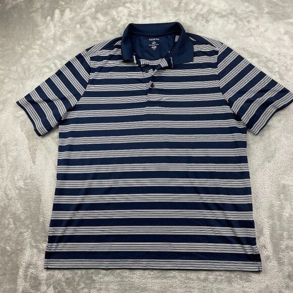 George Other - George Active Wear Short Sleeve Polo Shirt Men's Size Large 42-44